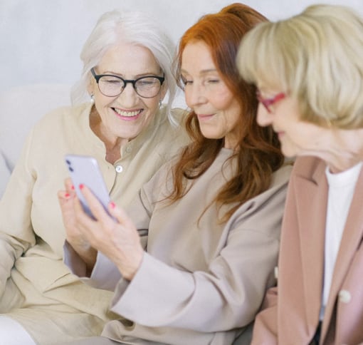 Image of women in video chatting